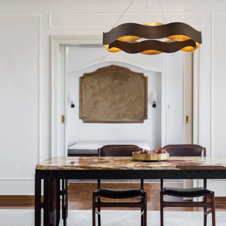 Lampa wisząca Vaughan QN-VAUGHAN-P-L-BRZ-GD - Quintiesse