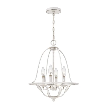 Lampa wisząca Bradbury antyczna biel QZ-BRADBURY-4P-AWH - Elstead