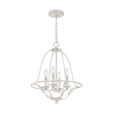 Lampa wisząca Bradbury antyczna biel QZ-BRADBURY-4P-AWH - Elstead