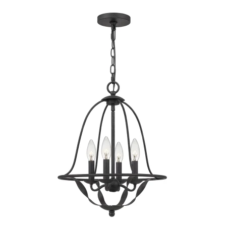 Lampa wisząca Bradbury popielata QZ-BRADBURY-4P-GK - Elstead
