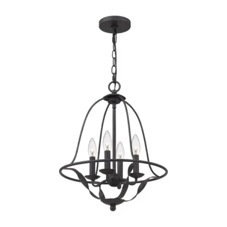 Lampa wisząca Bradbury popielata QZ-BRADBURY-4P-GK - Elstead