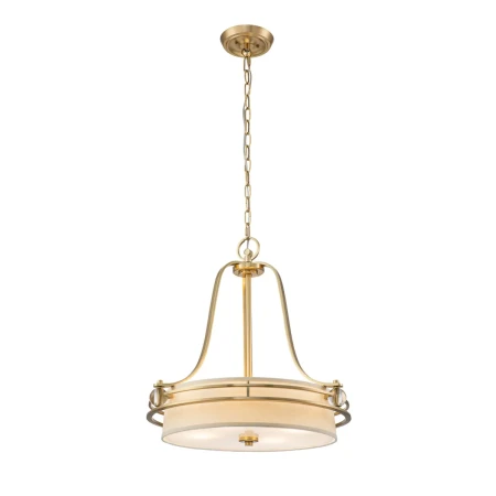 Lampa wisząca Gotham Szczotkowany mosiądz QZ-GOTHAM-P-BB - Elstead