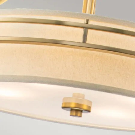 Lampa wisząca Gotham Szczotkowany mosiądz QZ-GOTHAM-P-BB - Elstead