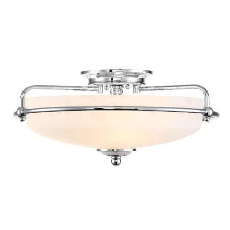 Plafon Griffin Polerowany chrom QZ-GRIFFIN-F-PC - Elstead