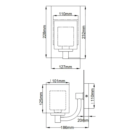Kinkiet Kolt QZ-KOLT1-PC-BATH - Elstead