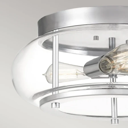 Plafon Trilogy Polerowany chrom QZ-TRILOGY-F-M-BATH - Elstead