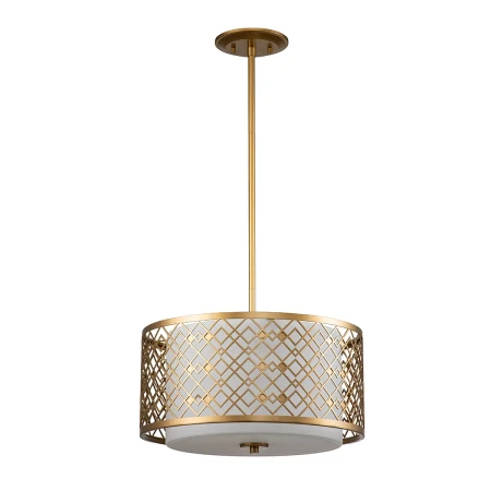 Średnia lampa wisząca Ziggy Lakierowane złoto ZIGGY-2P-M-LG - Elstead