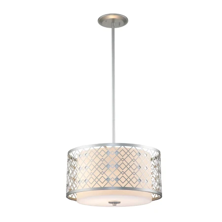 Średnia lampa wisząca Ziggy Lakierowane srebro ZIGGY-2P-M-LS - Elstead