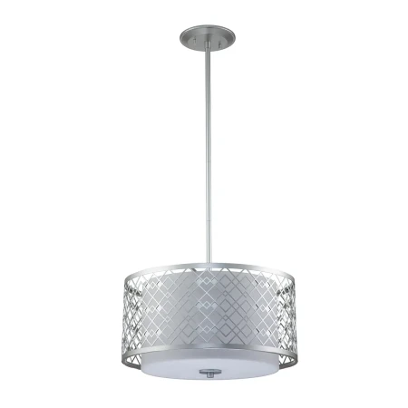 Średnia lampa wisząca Ziggy Lakierowane srebro ZIGGY-2P-M-LS - Elstead