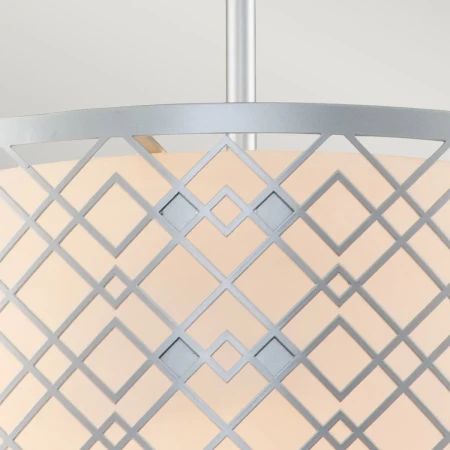 Średnia lampa wisząca Ziggy Lakierowane srebro ZIGGY-2P-M-LS - Elstead