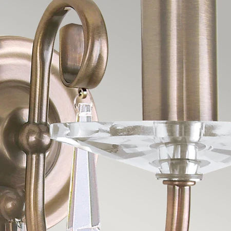 Kinkiet mosiądz AEGEAN AG1 AGED BRASS Elstead