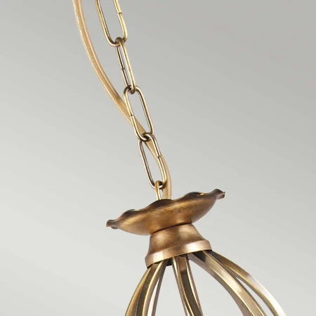 Żyradol klasyczny postarzany mosiądz AEGEAN AG3 AGED BRASS Elstead