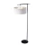 Lampa podłogowa Balance czarny / polerowany nikiel BALANCE-FL-BKPN - Elstead