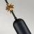 Średnia lampa wisząca Etoile Matowa czerń / Płatki złota ETOILE-P-M-MB - Elstead