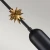 Mała lampa wisząca Etoile Matowa czerń / Płatki złota ETOILE-P-S-MB - Elstead