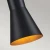 Mała lampa wisząca Etoile Matowa czerń / Płatki złota ETOILE-P-S-MB - Elstead