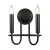 Kinkiet Capitol Hill czarny KL-CAPITOL-HILL2-BLK - Elstead