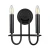Kinkiet Capitol Hill czarny KL-CAPITOL-HILL2-BLK - Elstead