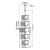 Żyrandol / Lampa wisząca Piper Polerowany chrom KL-PIPER-18P-PC - Elstead
