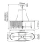 Lampa wisząca Piper Polerowany chrom KL-PIPER-ISLE-PC - Elstead