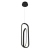 Lampa wisząca Demark QN-DEMARK-1P-BK - Quintiesse