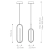 Lampa wisząca Demark QN-DEMARK-1P-BK - Quintiesse