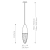 Lampa wisząca Ecrou QN-ECROU-1P-BK - Quintiesse