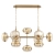 Lampa wisząca Nottingham QN-NOTTINGHAM-10LP-AB - Quintiesse