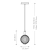 Lampa wisząca Palmas QN-PALMAS-1MP-BG - Quintiesse