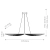 Lampa wisząca Seraph QN-SERAPH-LP-L-BLK - Quintiesse