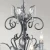 Żyrandol  klasyczny czarny AMARILLI AML5 BLK/SILVER Elstead