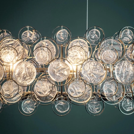 Lampa wisząca szklana 8-punktowa 123cm 76507 z serii MARELLA - Endon Lighting