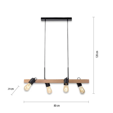 Lampa wisząca nowoczesna CANOP 15630-18 - Paul Neuhaus