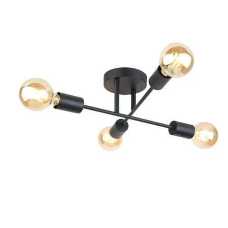 Lampa loft wisząca Montico PNC-1627-4-BL czarna – Italux