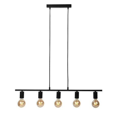 Lampa loft wisząca Odivela PND-0083-6-BL czarna – Italux