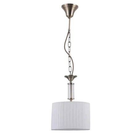 Lampa wisząca abażur Ferlena PND-28343-1 antyczny brąz – Italux