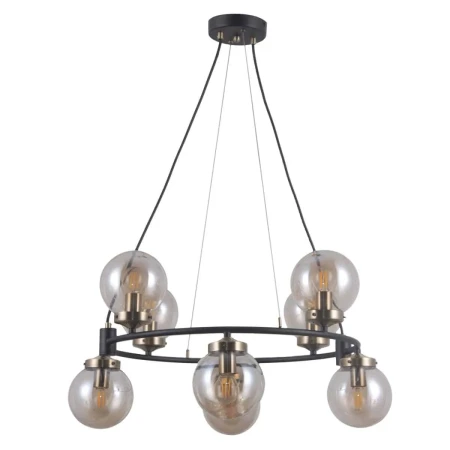 Lampa loft wisząca Galvez PND-28622-8A czarna – Italux