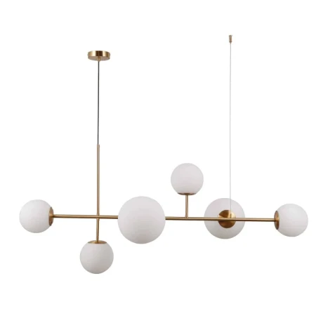 Lampa loft wisząca Vailante PND-31221-6-HBR miodowy mosiądz – Italux