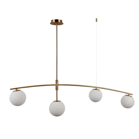 Lampa wisząca nowoczesna Senai PND-31322-4-HB miodowy mosiądz – Italux