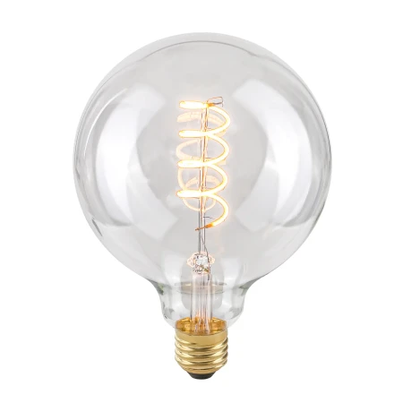 Żarówka LED E27 4W 2200K G125 Spiral Clear 801503 G125 - Italux