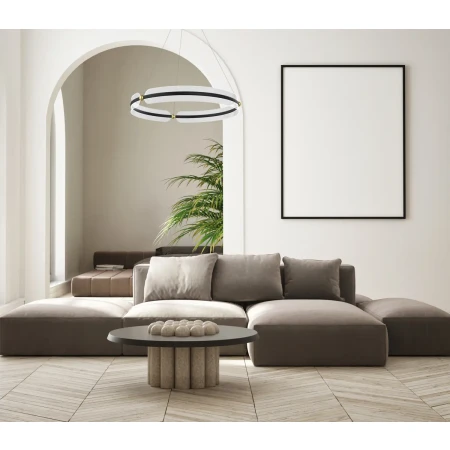 Lampa wisząca Faris PND-62738-53W-3K-BK-GD - Italux