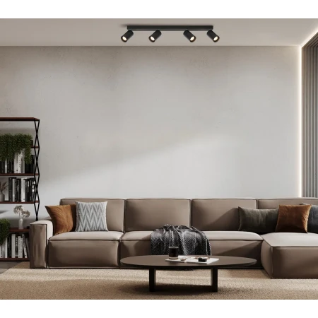 Reflektor sufitowy Nesto SPL-23436-4-BK - Italux