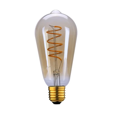 Żarówka LED E27 6W 2200K 3S Dimm Spiral Amber 757-ST64-3DM-SR-AMB - Italux