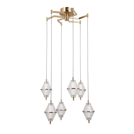 Lampa wisząca Fuente PND-34395-6-HBR - Italux