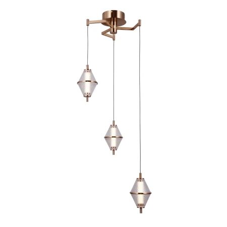 Lampa wisząca Fuente PND-34395-3-HBR - Italux