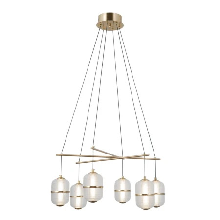 Lampa wisząca Alani PND-34375-6-HBR - Italux