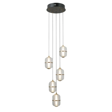 Lampa wisząca Alani PND-34375-5-BK - Italux