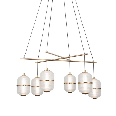 Lampa wisząca Alani PND-34375-6-BK - Italux