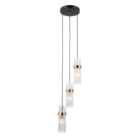 Lampa wisząca Taraso PND-40760-3-BK-HBR - Italux