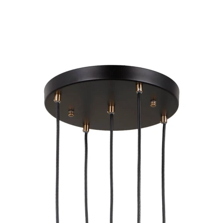 Lampa wisząca Torno PND-40813-5R-BK-HBR - Italux